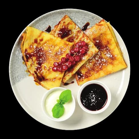 Pannkoogid jäätisega